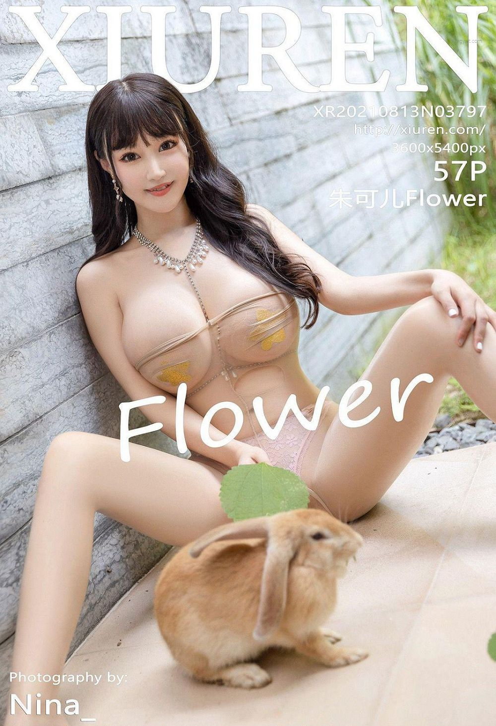 Ȼͼ ģ ɶ   ͸ɫ˿ ش Flower VOL.3797 [XIURENӰ] P.4