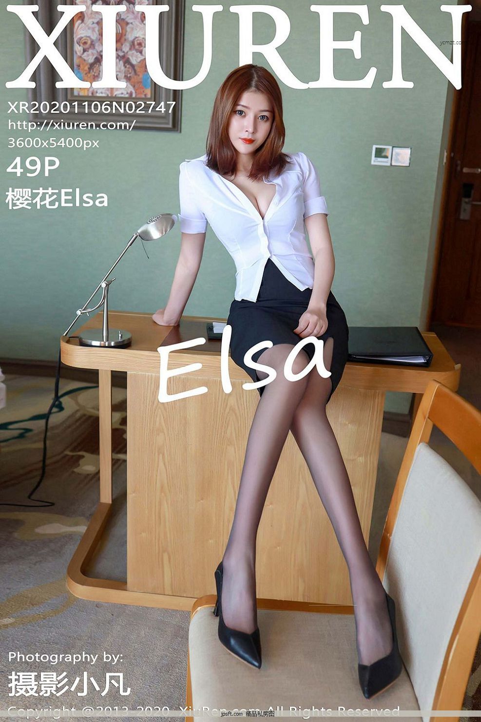 ӣElsa VOL.2747 [XIUREN˽] ģ Ӱ˽ͼ ׳ڶȹְOLװͼ P.1 