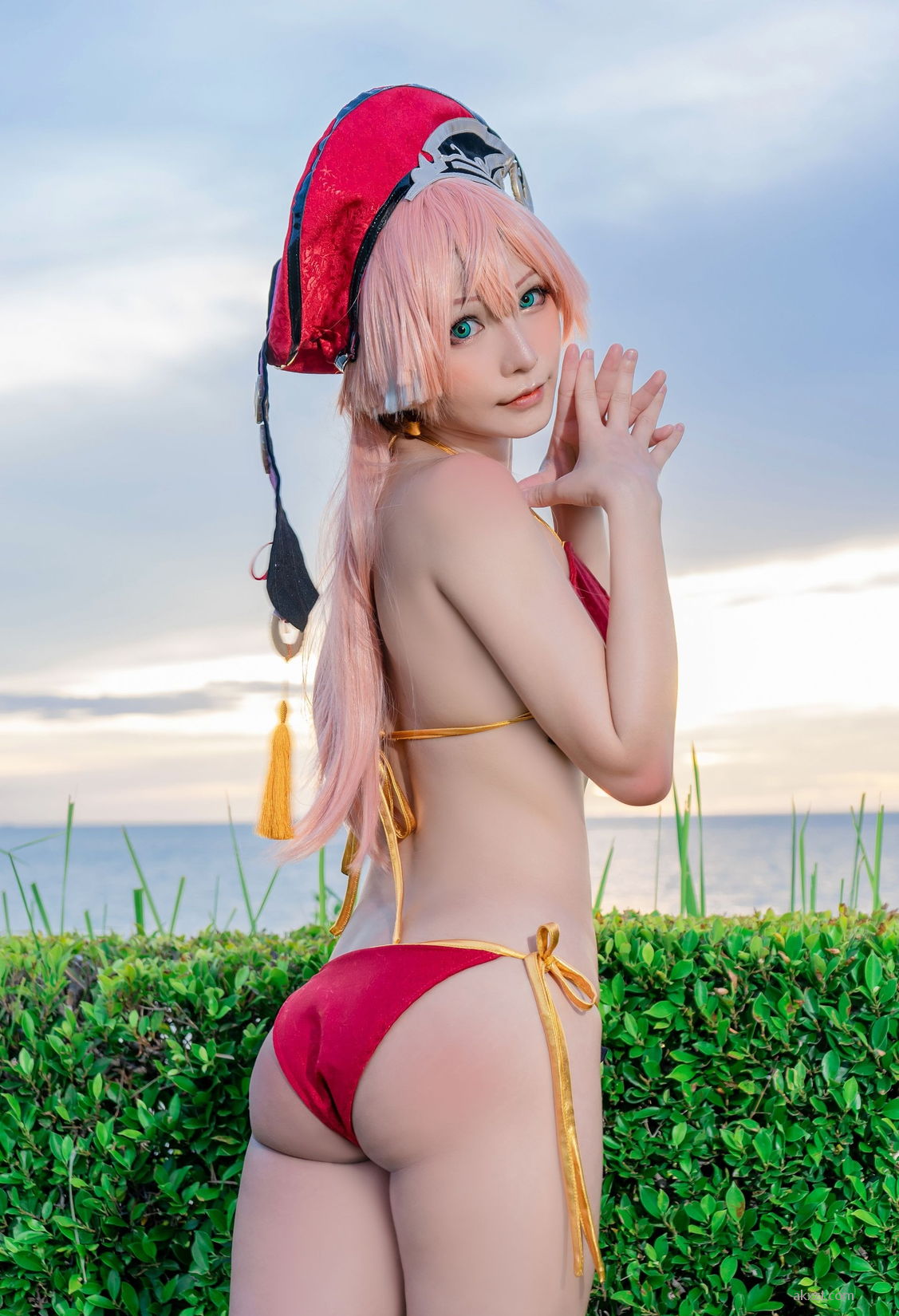 Cosplayer Light Ů Ӱ ߾ϸͼ Yanfei Bikini P.1 