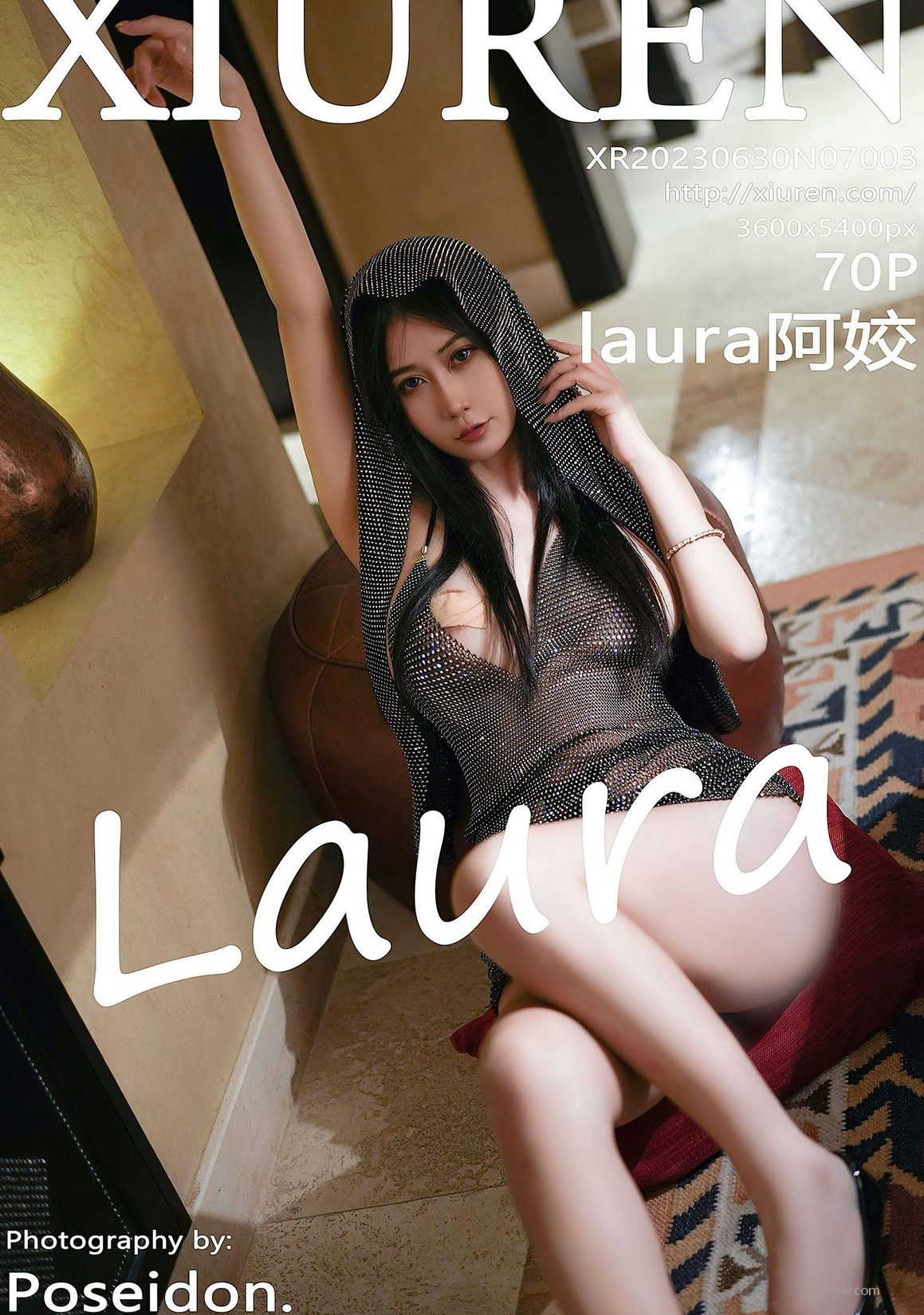 [XIURENӰ] VOL.7003  ˽īɫ ģ  Laura ͸ P.3